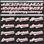 Tone White-Red Baseball Authentic Two Jersey Custom Black Tone White-Red Baseball Authentic Two Jersey Custom Black