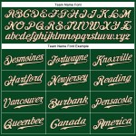 Jersey Green Custom Authentic Baseball Sleeveless Cream-Black Jersey Green Custom Authentic Baseball Sleeveless Cream-Black