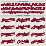 Jersey Cream Two Tone Authentic Custom Red-Royal Baseball Jersey Cream Two Tone Authentic Custom Red-Royal Baseball