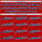 Authentic Baseball Navy-White Red Custom Jersey Authentic Baseball Navy-White Red Custom Jersey