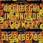 Authentic 3D Halloween Baseball Custom Pattern Pumpkins Jersey Authentic 3D Halloween Baseball Custom Pattern Pumpkins Jersey