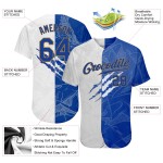 Graffiti Pattern 3D Jersey Authentic Custom Royal-Old Baseball Gold Graffiti Pattern 3D Jersey Authentic Custom Royal-Old Baseball Gold