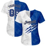 Graffiti Pattern 3D Jersey Authentic Custom Royal-Old Baseball Gold Graffiti Pattern 3D Jersey Authentic Custom Royal-Old Baseball Gold