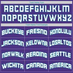 Throwback Jersey Shirt Custom Purple Baseball Teal-White Authentic Rib-Knit Throwback Jersey Shirt Custom Purple Baseball Teal-White Authentic Rib-Knit