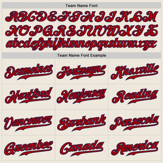 Red-Navy Cream Custom Baseball Jersey Authentic Pinstripe Red Red-Navy Cream Custom Baseball Jersey Authentic Pinstripe Red