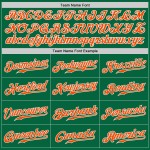 Orange-White Jersey Baseball Green Custom Authentic Kelly Orange-White Jersey Baseball Green Custom Authentic Kelly