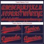 Red-Old Custom Navy Baseball Jersey Gold Red-Old Custom Navy Baseball Jersey Gold