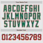 Baseball Custom Red White Sleeves Red-Kelly Authentic Jersey Pinstripe Raglan Green Baseball Custom Red White Sleeves Red-Kelly Authentic Jersey Pinstripe Raglan Green