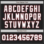 Tone White-Red Baseball Authentic Two Jersey Custom Black Tone White-Red Baseball Authentic Two Jersey Custom Black